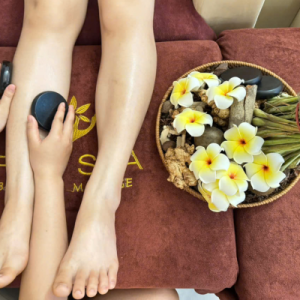 Hot Stone Foot Massage